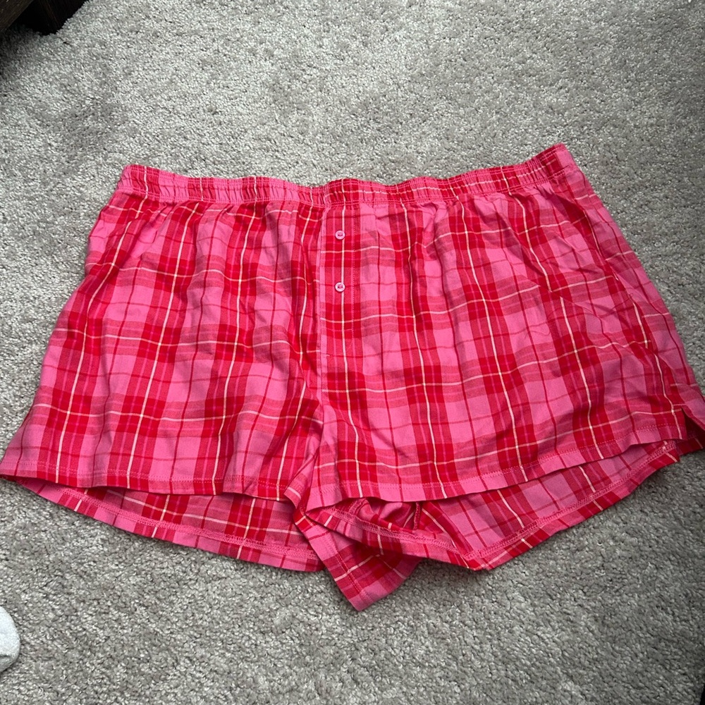 Victoria's Secret Pink Plaid Shorts